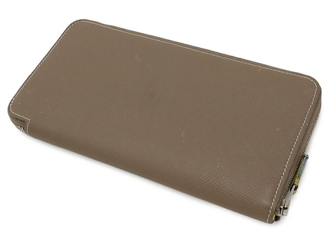 Cartera Larga Azap de Hermès en Cuero Epsom Gris pardo - vista 3