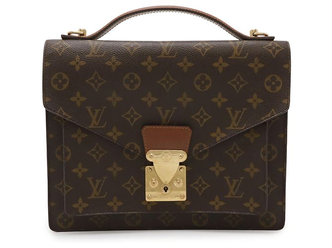 Borsa Monceau 28 Monogramma Louis Vuitton Marrone - vista 2