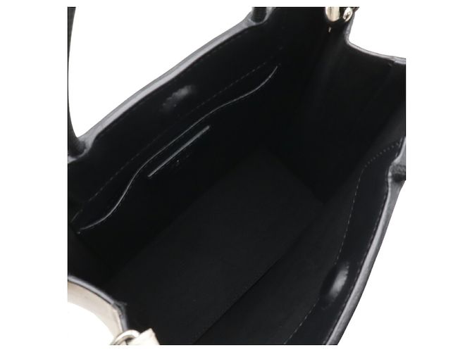 Fendi Lederhandtasche Schwarz Beige - Ansicht 7