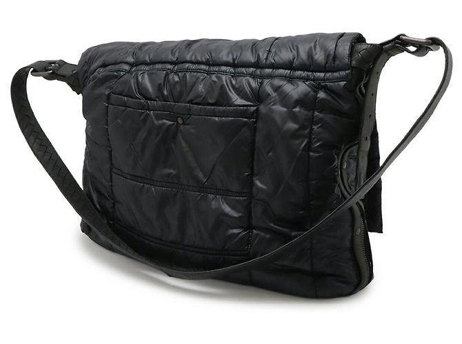Borsa a Spalla Spinnaker di Bottega Veneta Nero - vista 3