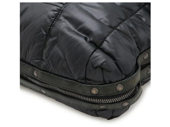 Borsa a Spalla Spinnaker di Bottega Veneta Nero - vista 4