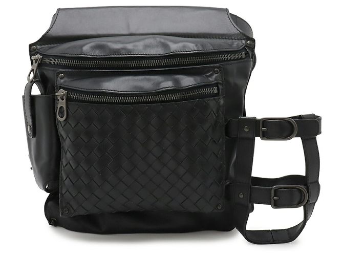 Borsa a vita Intrecciato Bottega Veneta Nero - vista 2