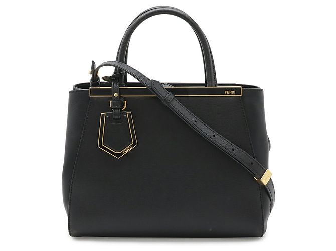 Fendi Petite 2Jours Handtasche Schwarz - Ansicht 2