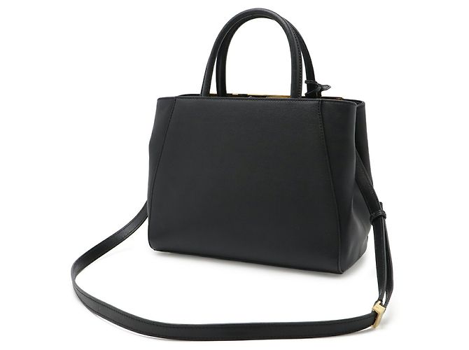 Fendi Petite 2Jours Handtasche Schwarz - Ansicht 3
