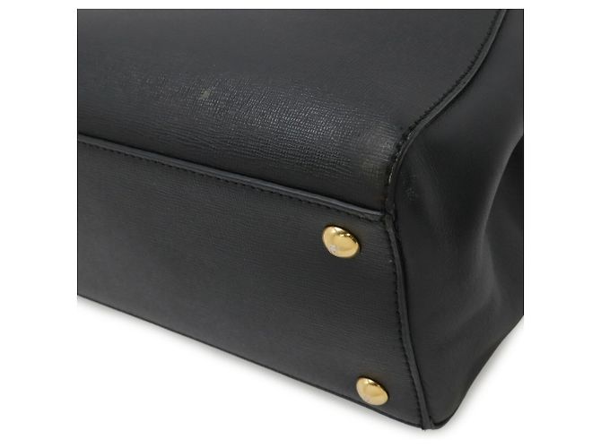 Fendi Petite 2Jours Handtasche Schwarz - Ansicht 4