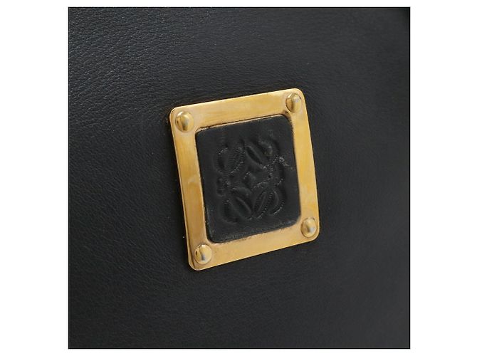 Borsa Boston Anagramma Amazona Loewe Nero - vista 5