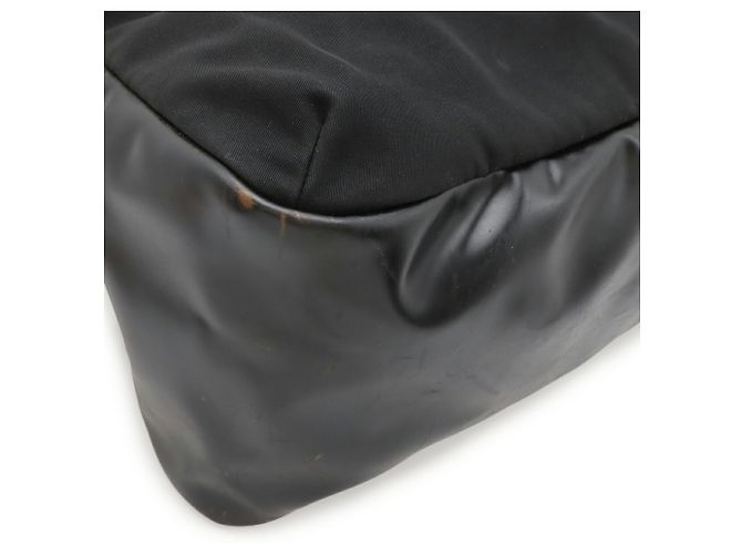 Borsa Boston Chanel in nero e giallo - vista 4