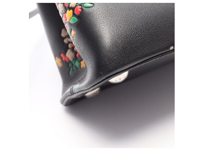 Borsa Louis Vuitton Capucines PM Blossom 2 in 1 Nero Multicolore - vista 10