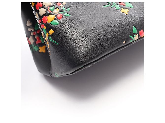 Borsa Louis Vuitton Capucines PM Blossom 2 in 1 Nero Multicolore - vista 8