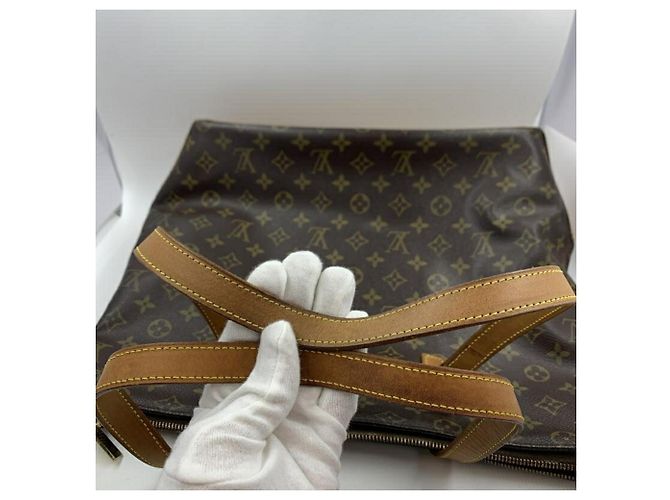 Borsa Tote Cabas Mezzo Monogramma Louis Vuitton Marrone - vista 10