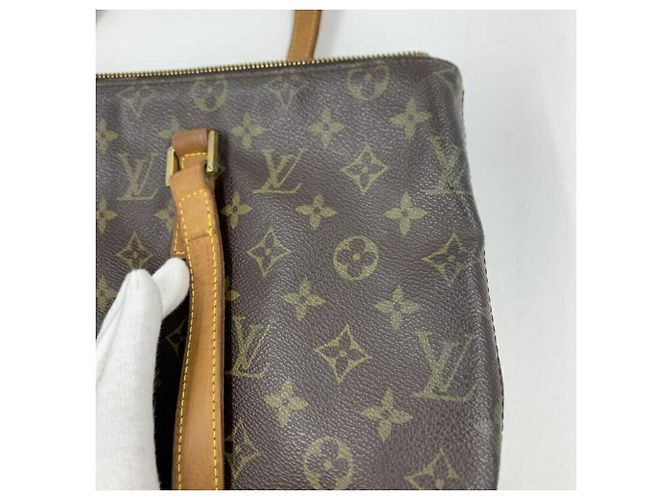 Borsa Tote Cabas Mezzo Monogramma Louis Vuitton Marrone - vista 9