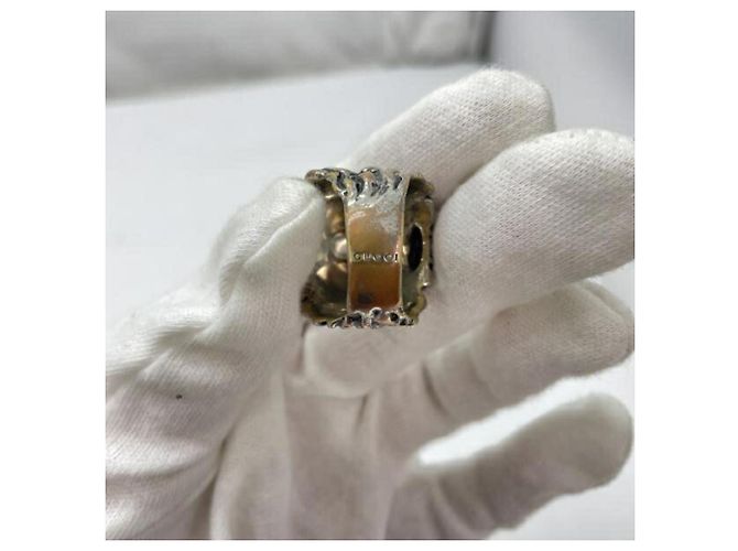 Anello in argento con testa di leone GUCCI - vista 3