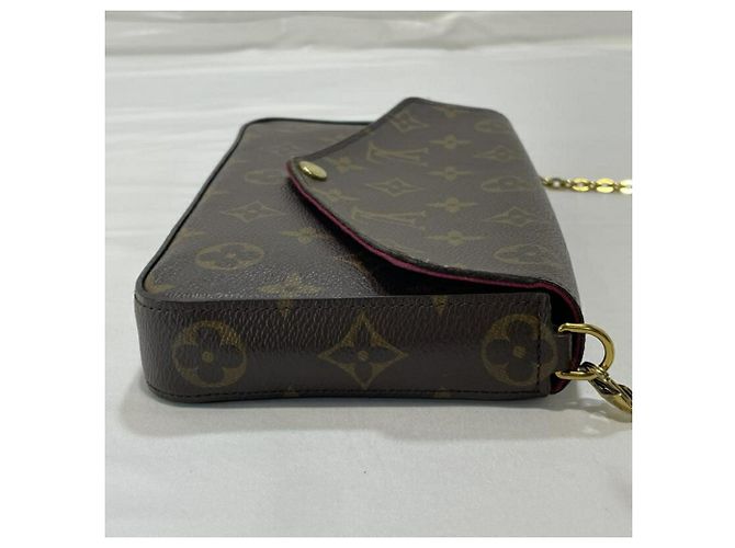 Borsa a Spalla Pochette Felicie Louis Vuitton Marrone - vista 3