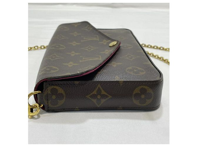 Borsa a Spalla Pochette Felicie Louis Vuitton Marrone - vista 4