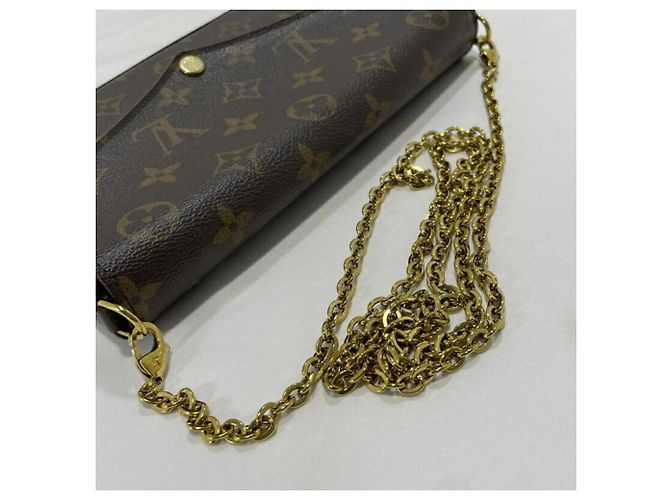 Borsa a Spalla Pochette Felicie Louis Vuitton Marrone - vista 7