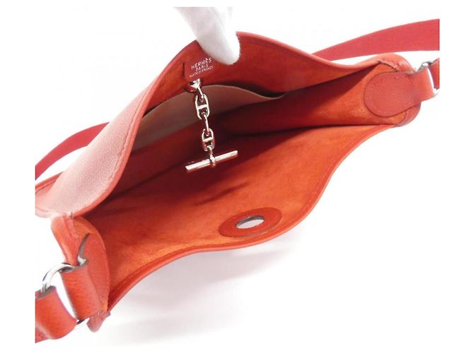 Borsa a Spalla Vespa PM Hermès Rosso - vista 9