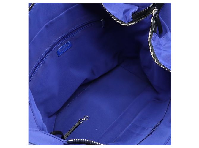 CHANEL Borsa Tote La Pausa Nero Blu Multicolore - vista 7