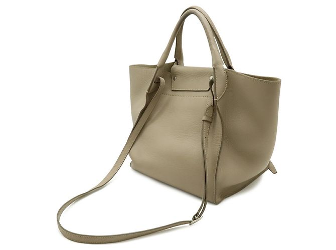 Céline Celine Big Bag Piccola Borsa a Mano Grigio - vista 3
