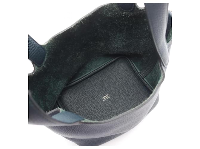 Borsa Picotin Lock PM di Hermès Verde - vista 3