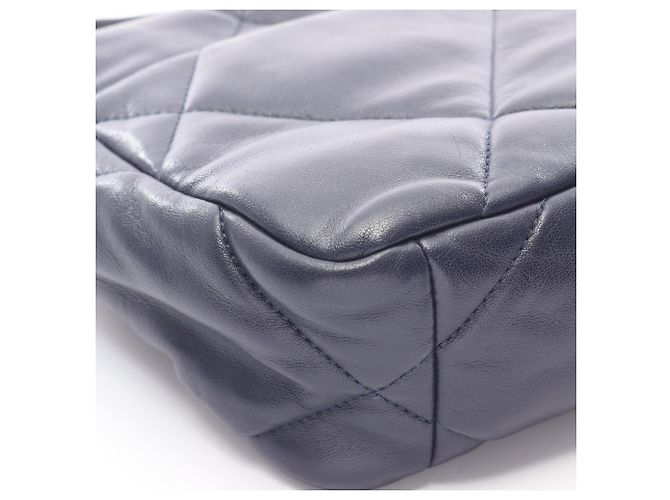 Borsa a Spalla Matelassé Chanel 19 Dixneuf Blu navy - vista 7