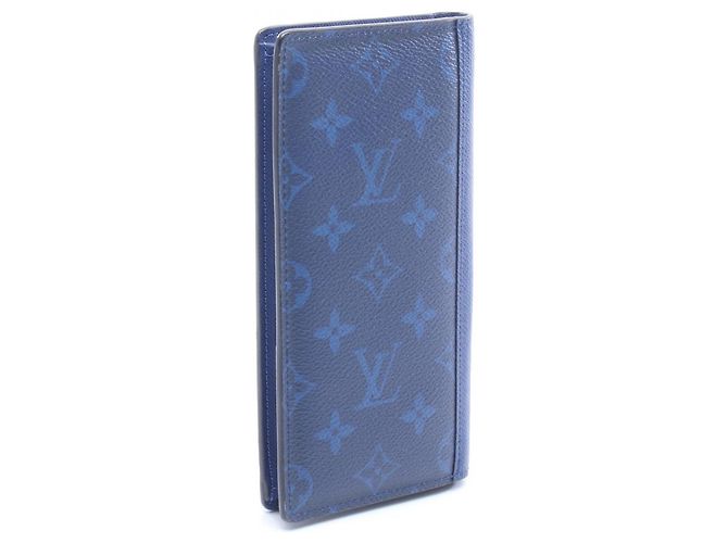 Portafoglio Longo Bi-fold Brazza di Louis Vuitton Blu - vista 2