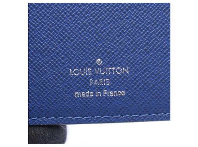 Portafoglio Longo Bi-fold Brazza di Louis Vuitton Blu - vista 4