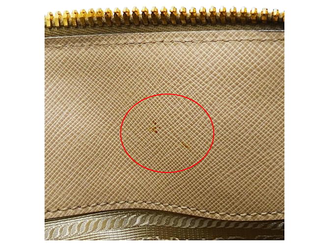 Borsa Saffiano beige Prada - vista 14