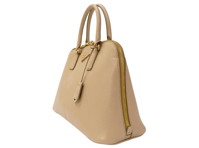 Borsa Saffiano beige Prada - vista 4