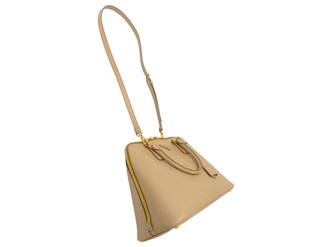 Borsa Saffiano beige Prada - vista 5