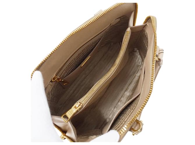 Borsa Saffiano beige Prada - vista 8