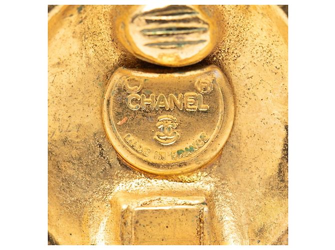 Chanel Coco Mark Clip Ohrringe Golden - Ansicht 3