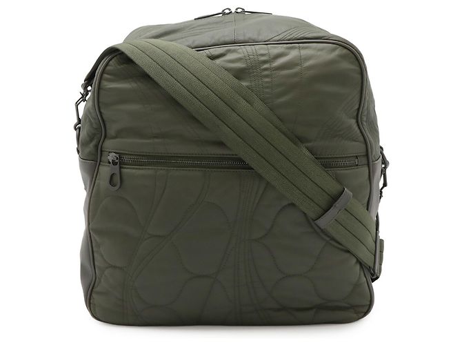 Borsa a Spalla in Pelle Bottega Veneta Verde Cachi - vista 2