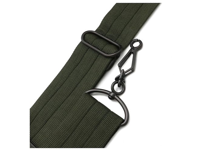 Borsa a Spalla in Pelle Bottega Veneta Verde Cachi - vista 6