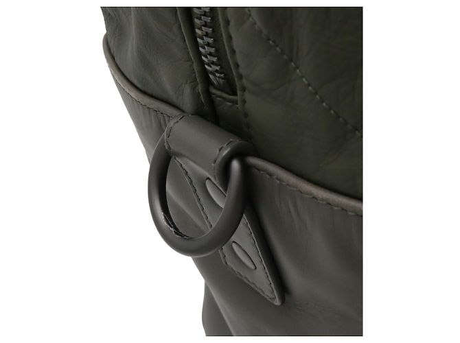 Borsa a Spalla in Pelle Bottega Veneta Verde Cachi - vista 7