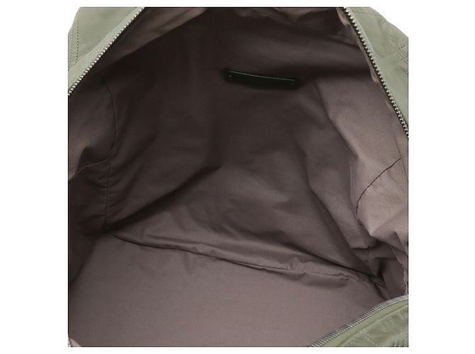 Borsa a Spalla in Pelle Bottega Veneta Verde Cachi - vista 8