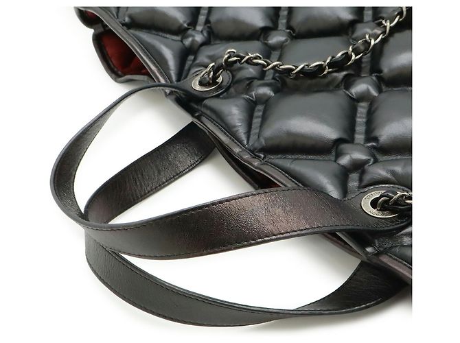 Chanel Bubble Stepp-Tote Bag groß Schwarz - Ansicht 6