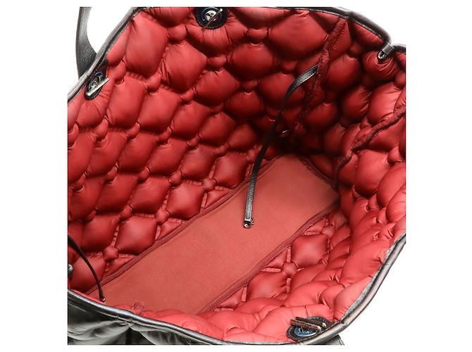 Chanel Bubble Stepp-Tote Bag groß Schwarz - Ansicht 7