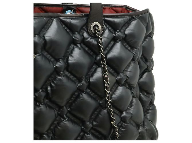 Chanel Bubble Stepp-Tote Bag groß Schwarz - Ansicht 9
