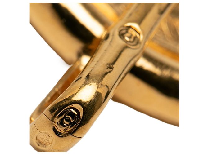 Cambon Cinturón de triple cadena chapado en oro Chanel Dorado - vista 6