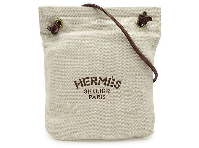 Borsa a Spalla Aline PM di Hermès Marrone - vista 2