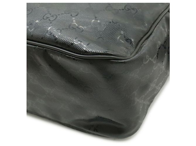 Borsa a Spalla Gucci GG Stampata Nero - vista 4