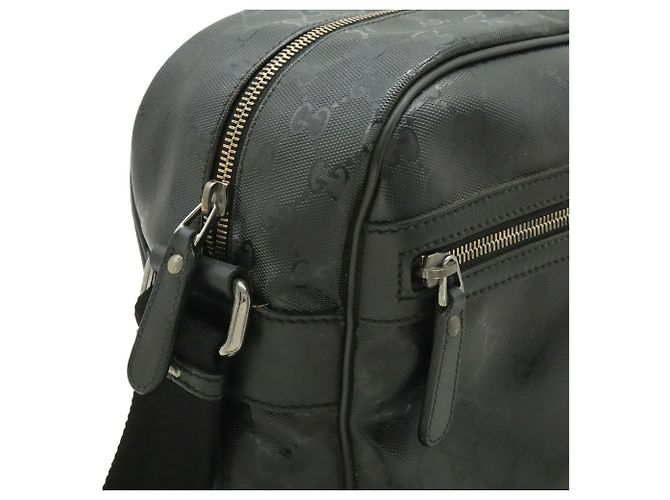 Borsa a Spalla Gucci GG Stampata Nero - vista 6