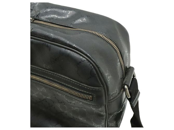 Borsa a Spalla Gucci GG Stampata Nero - vista 9