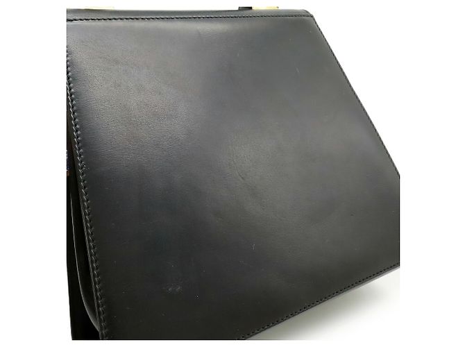Borsa in pelle Gancini di Salvatore Ferragamo Nero - vista 10