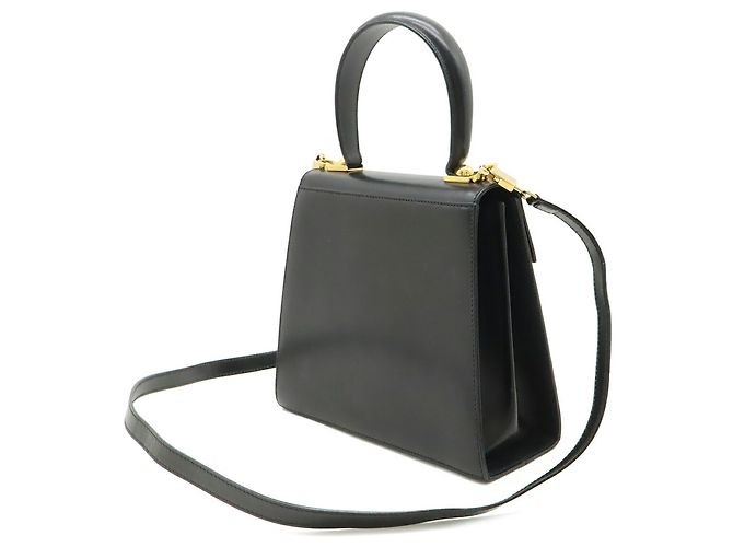 Borsa in pelle Gancini di Salvatore Ferragamo Nero - vista 3