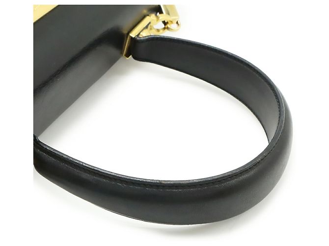 Borsa in pelle Gancini di Salvatore Ferragamo Nero - vista 5