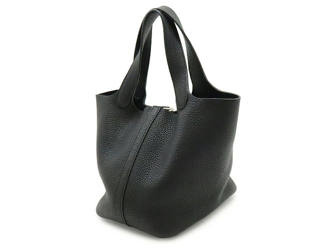 Borsa Tote Picotin Lock PM di Hermès Nero - vista 3