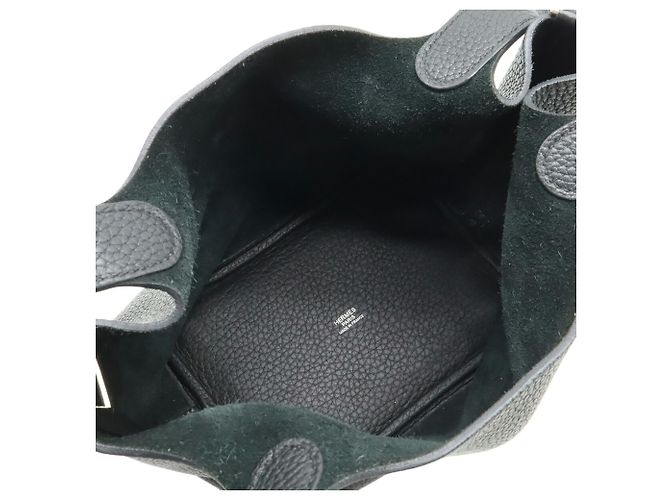 Borsa Tote Picotin Lock PM di Hermès Nero - vista 7