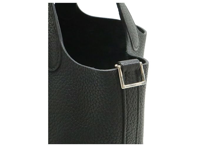 Borsa Tote Picotin Lock PM di Hermès Nero - vista 8