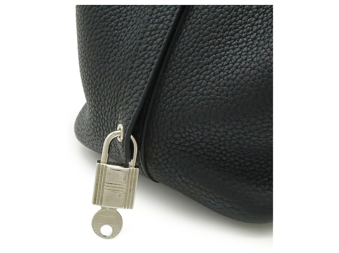 Borsa Tote Picotin Lock PM di Hermès Nero - vista 9